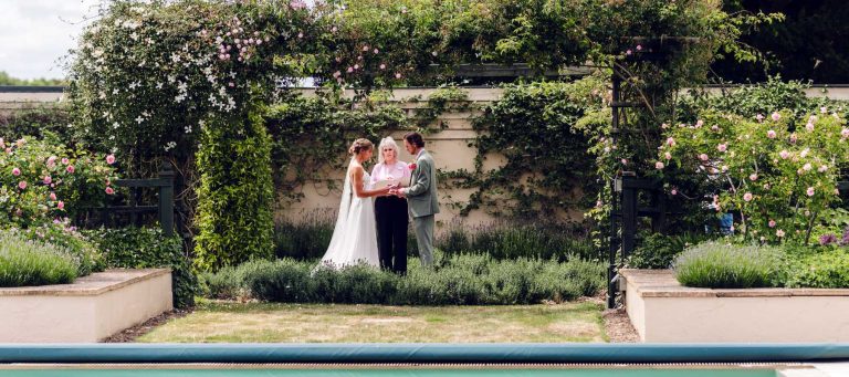 Wedding ceremony with Jill