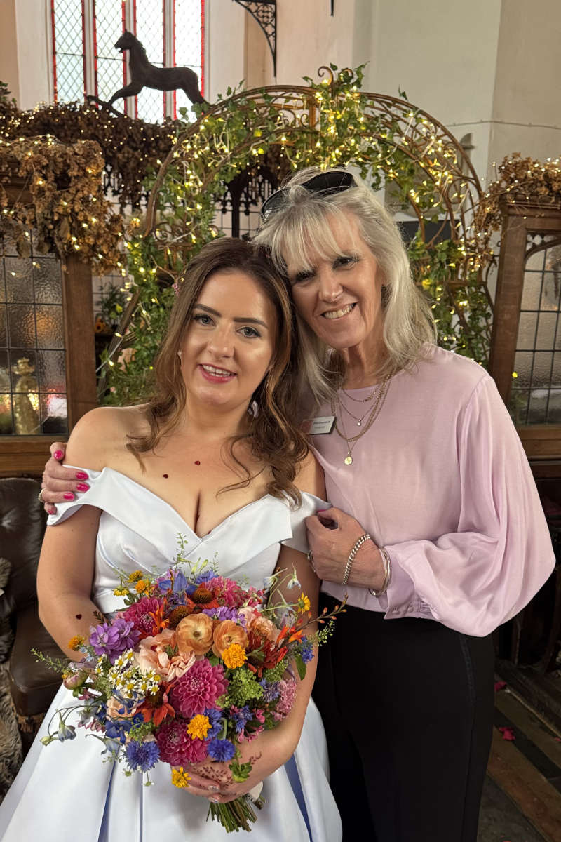 Jill with the Bride Jill with the Bride
