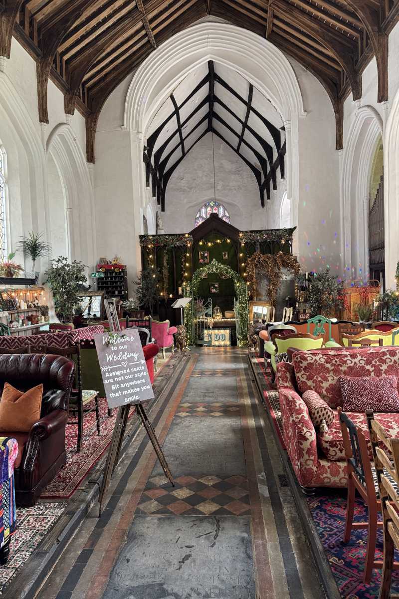 Unique church ceremony location